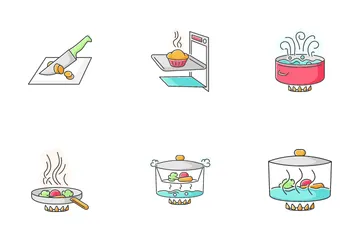 Kochvorgang Symbolpack