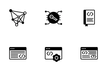 Kodierung und Programmierung Icon Pack