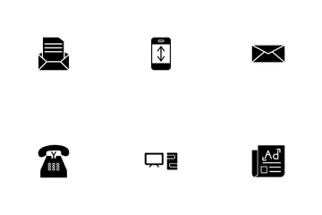 Kommunikation Icon Pack