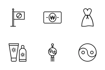 Korea Symbols Icon Pack