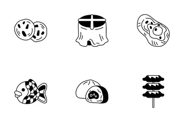 Korean Street Foods Icon Pack