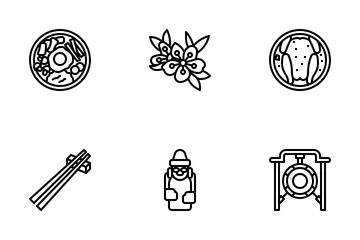 한국의 상징 아이콘 팩