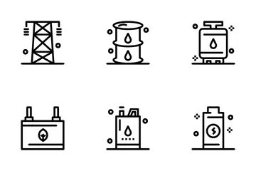 Kraft und Energie Symbolpack