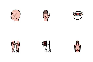 Krankheit Gesundheitsproblem Symbolpack