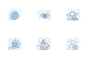 Kreativer Vorgang Symbolpack