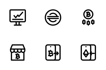 Kryptowährung Icon Pack