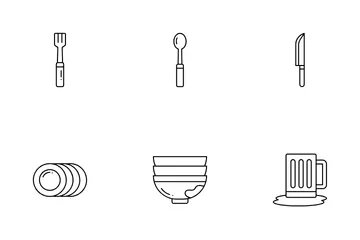 Geschirr Symbolpack