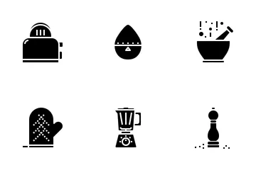 Geschirr Symbolpack