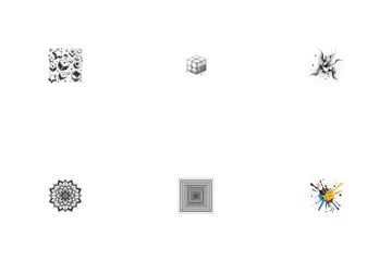 Kunst und Abstrakt Symbolpack