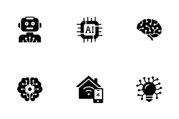 Künstliche Intelligenz Symbolpack