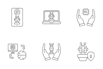 Künstliche Intelligenz 2 Symbolpack