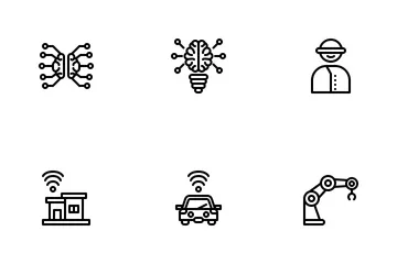 Künstliche Intelligenz Symbolpack