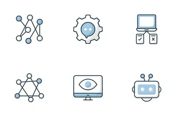 Künstliche Intelligenz Symbolpack