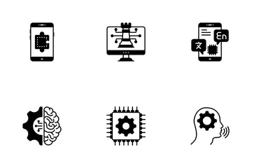 Künstliche Intelligenz Symbolpack