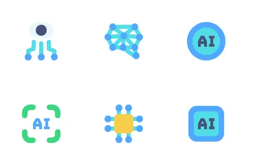 Künstliche Intelligenz Symbolpack