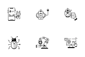 Künstliche Intelligenz Symbolpack