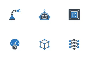 Künstliche Intelligenz Symbolpack