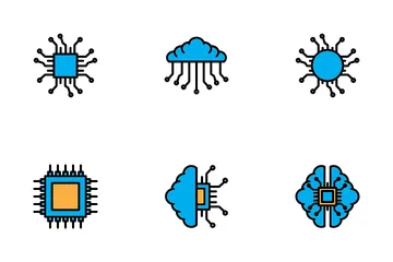 Künstliche Intelligenz Symbolpack