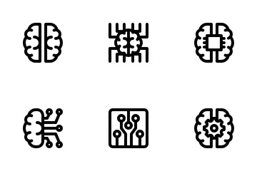 Künstliche Intelligenz Symbolpack