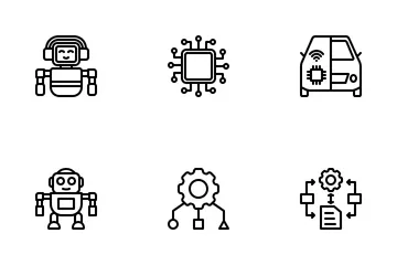 Künstliche Intelligenz Symbolpack