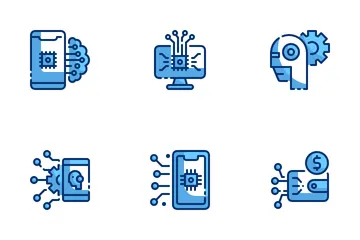 Künstliche Intelligenz Symbolpack