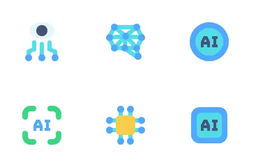 Künstliche Intelligenz Symbolpack