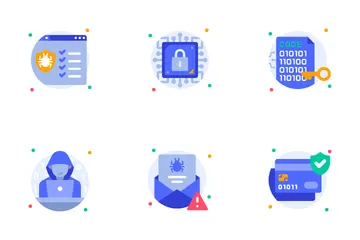 La cyber-sécurité Pack d'Icônes