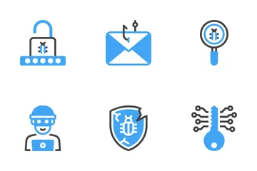 La cyber-sécurité Pack d'Icônes