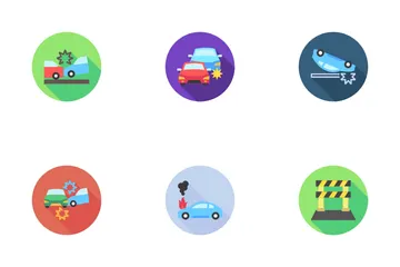 La gestión del tráfico Paquete de Iconos