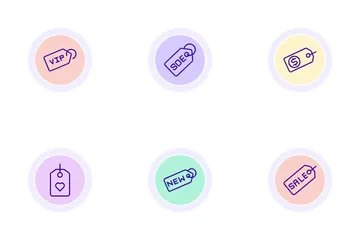Label Price Icon Pack