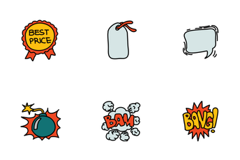 Labels And Banners  Icon Pack