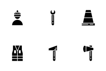 Labor Day Glyph Icon Pack