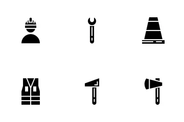 Labor Day Glyph Icon Pack