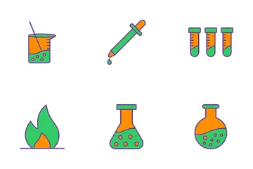 Laboratoire de chimie Pack d'Icônes