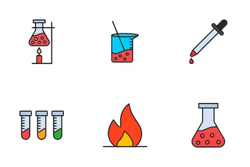 Laboratoire de chimie Pack d'Icônes