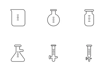 Laboratoire de verre Pack d'Icônes