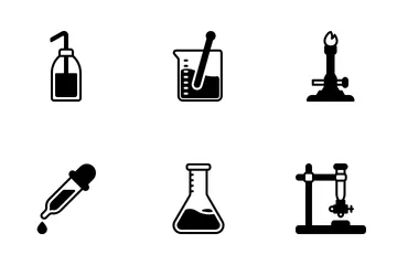 Laboratório de ciências Pacote de Ícones