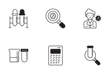 Laboratory Equipment Icon Pack