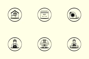 Labour Equipment Icon Pack