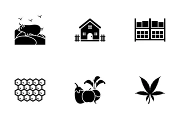 L'agriculture biologique Pack d'Icônes