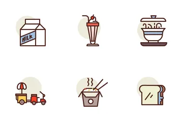 L'alimentation de rue Pack d'Icônes