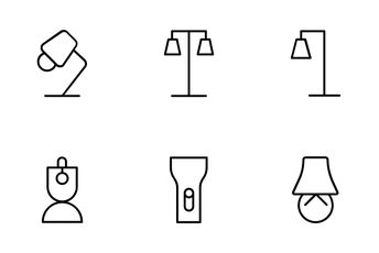 Lamp And Lantern Icon Pack