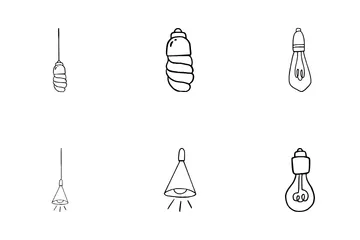 Lamp Light Bulb Icon Pack