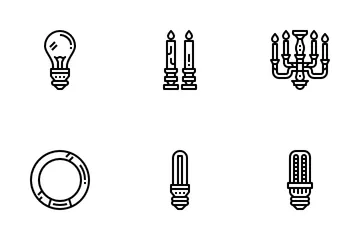 Lampen & Leuchten Symbolpack