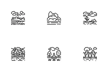 Land Scape Nature Icon Pack