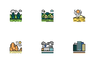 Land Scape Nature Icon Pack