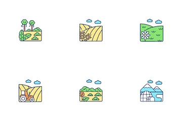 Land Types Icon Pack