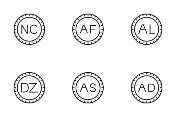 Landesvorwahl Symbolpack