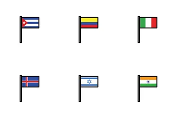 Länderflaggen Symbolpack