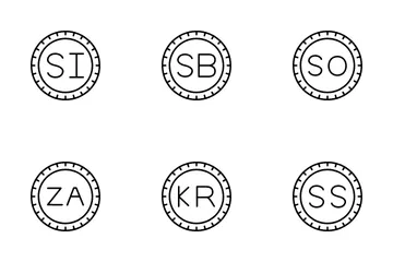 Landesvorwahl Symbolpack